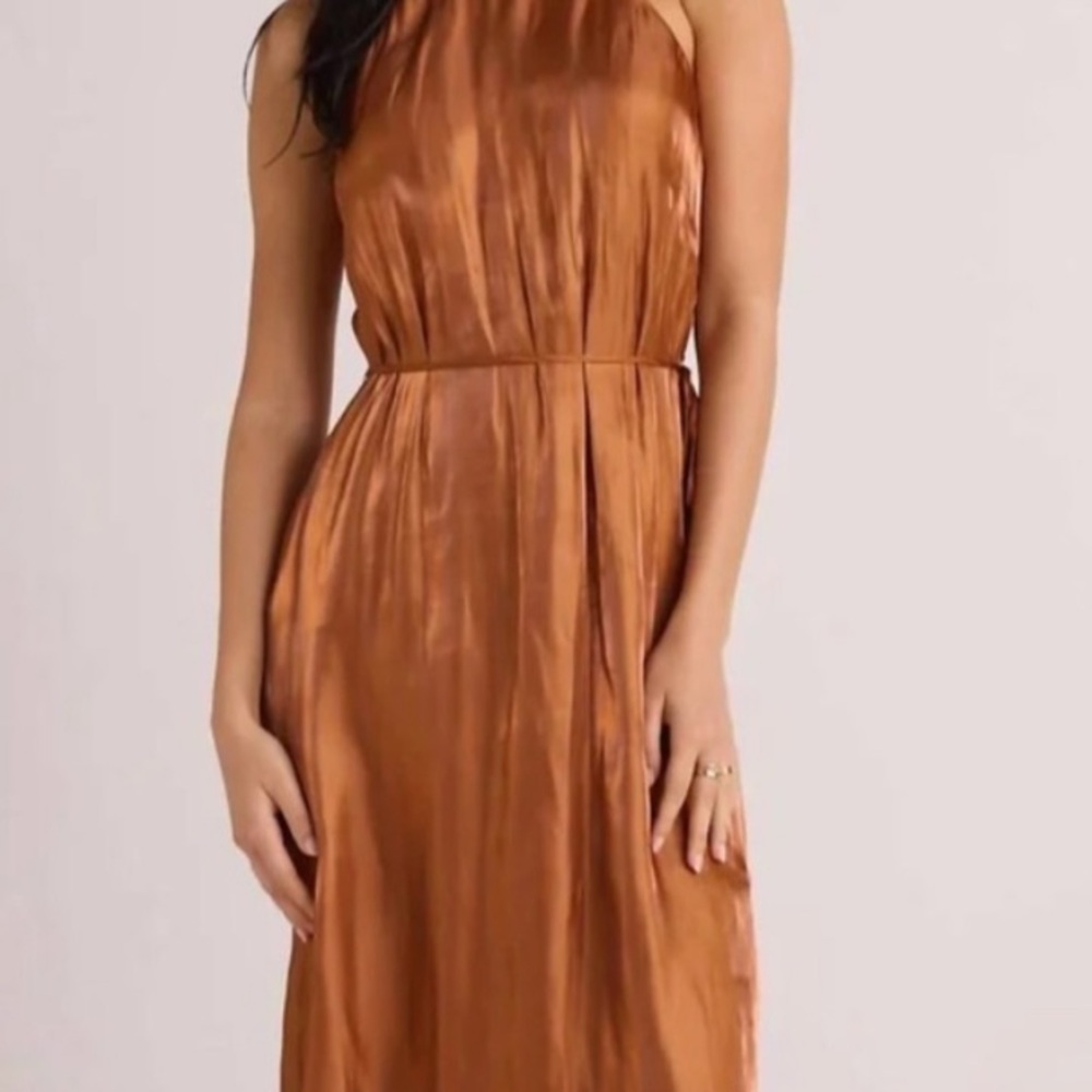 Bella Dahl Copper Midi Dress